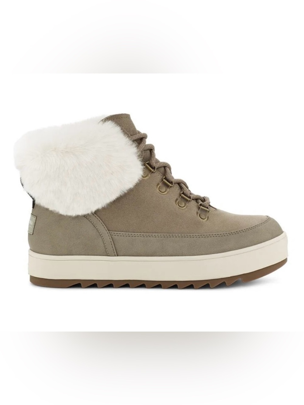 Koolaburra by UGG Women’s Tynlee Lace Up Boot- Dune Size 8